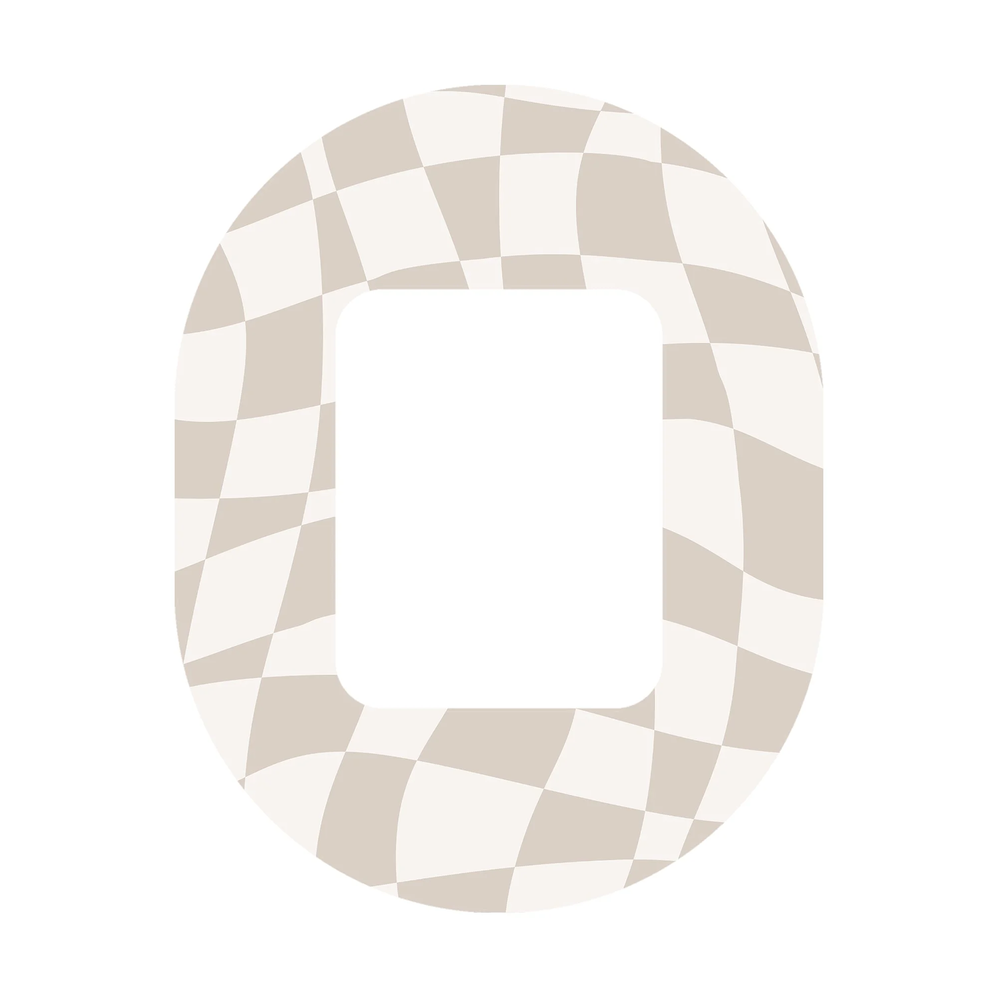Creamy Check Tandem Mobi Decorative Patch Tape - Pump Peelz