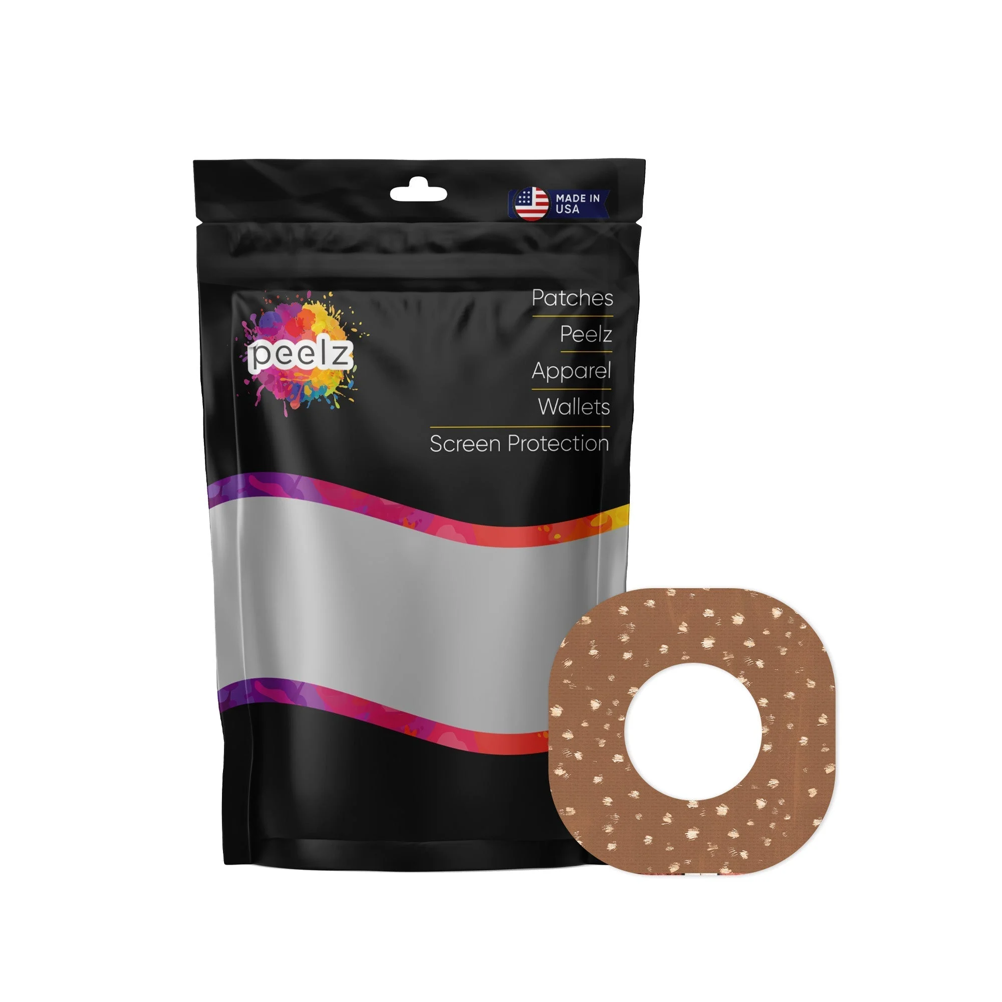 Deer Hide Dexcom G7 and Stelo Patch Tape - Pump Peelz