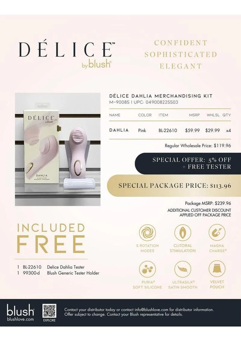 Delice Dahlia Merchandising Kit