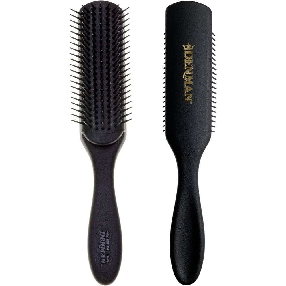 Denman D3M Black Original Styler Men Hairbrush Smooth Styling
