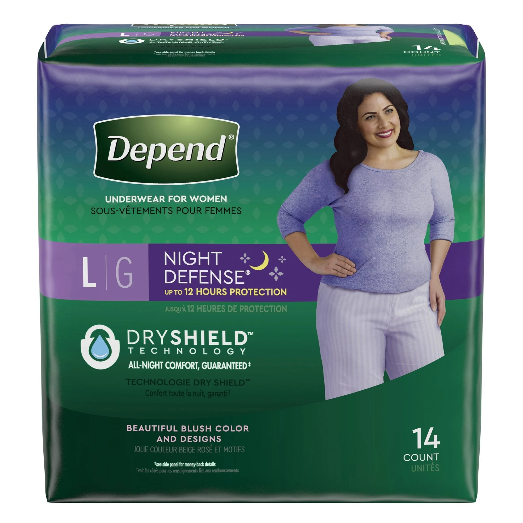 Depend Night Defense Absorbent Underwear for Women