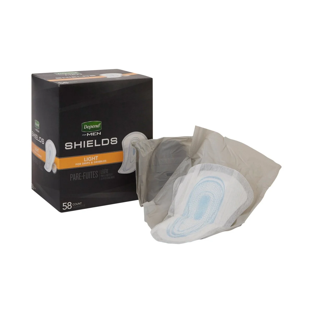 Depend Shields for Men Light Bladder Control Pad