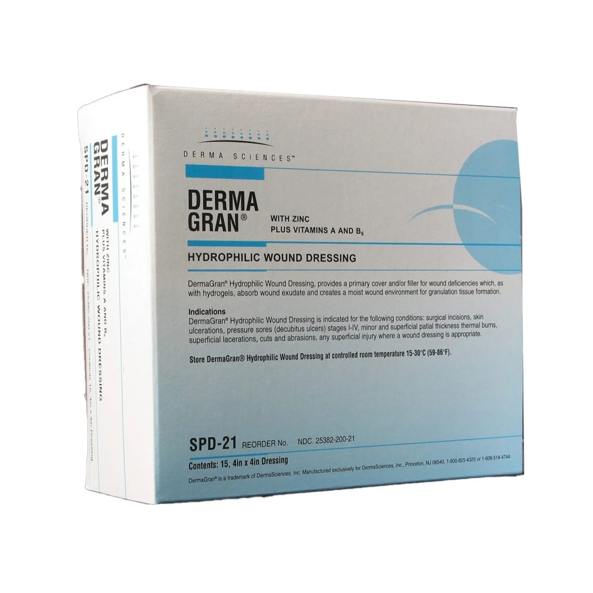 Dermagran B Impregnated Dressing, 4 x 4 Inch