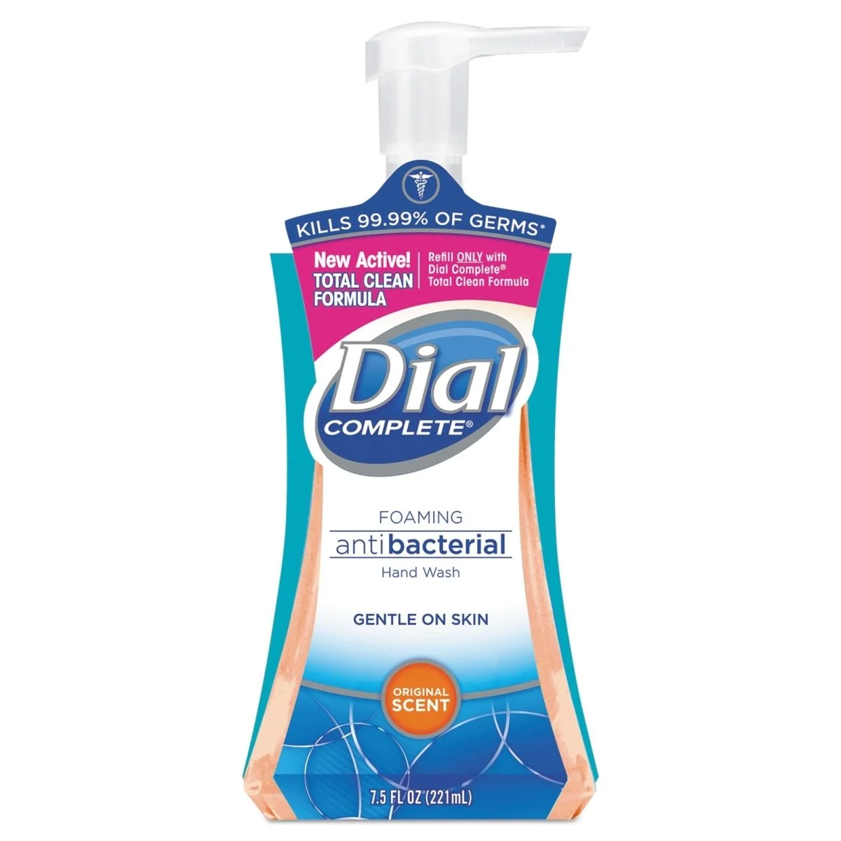 Dial Foaming Hand Wash, 7.5 oz Pump Bottle