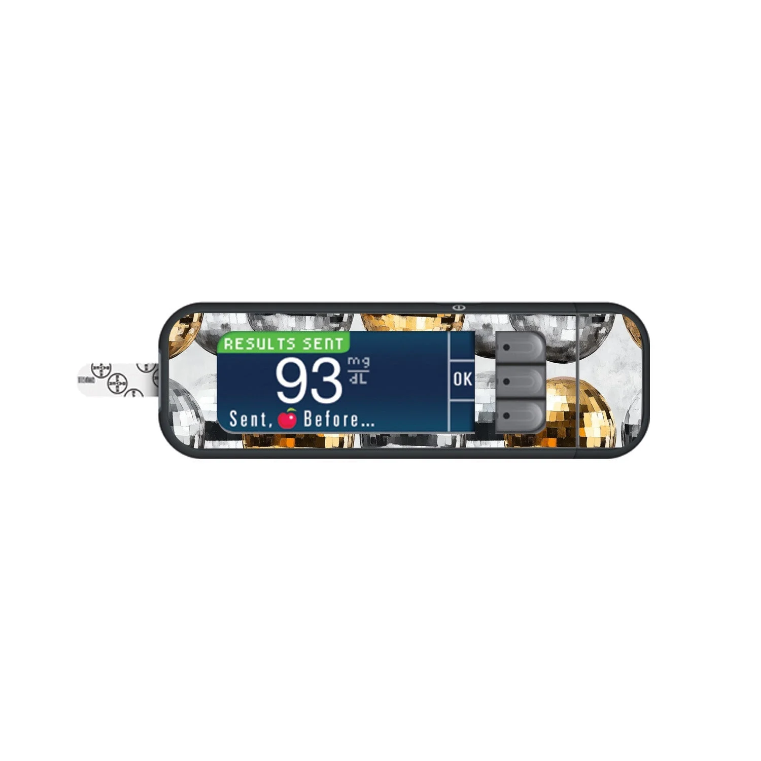 Disco Balls Sticker for Bayer Contour Next Glucometer