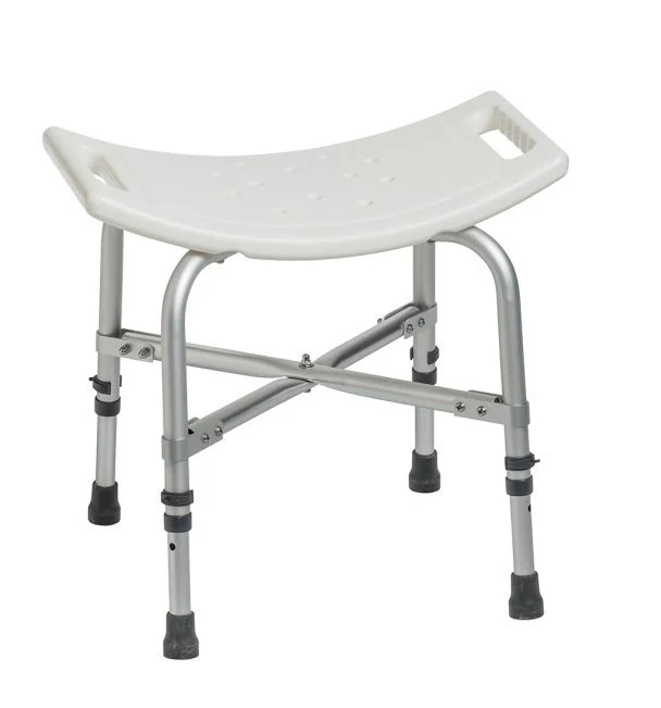 Drive Medical Bariatric Bath Bench with Fixed Handle Aluminum Frame Without Backrest