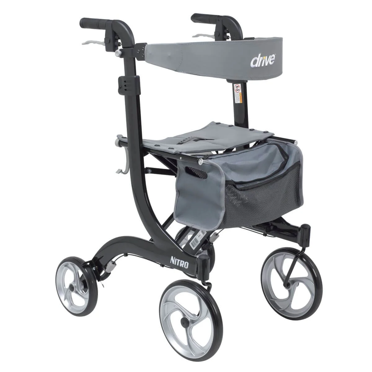 drive Nitro 4 Wheel Rollator Tall
