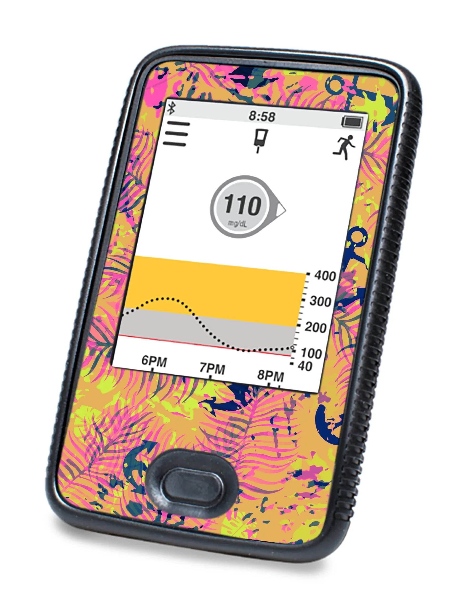 Electric Island Dexcom G6 Touchscreen Receiver Sticker - Pump Peelz