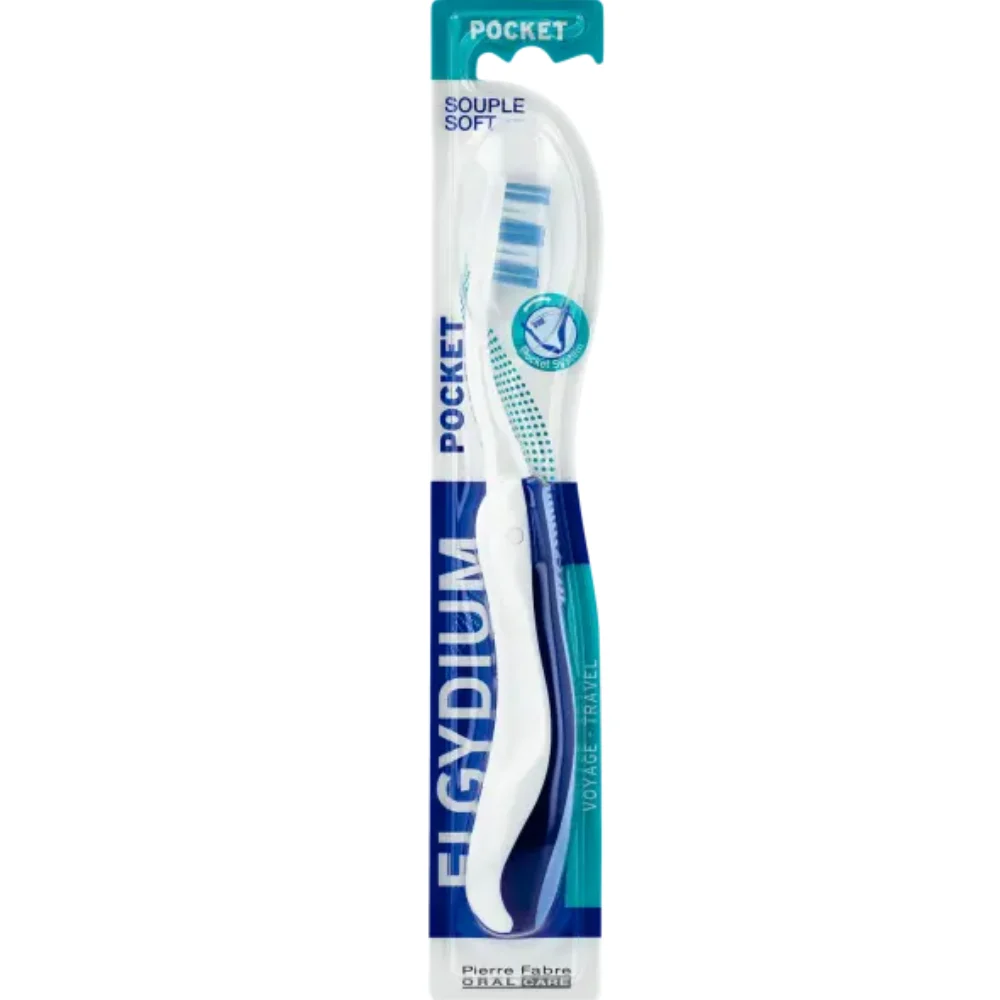 Elgydium Pocket Soft Toothbrush for Travel