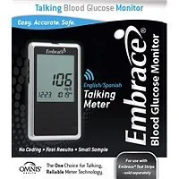 Embrace Talking Blood Glucose Meter