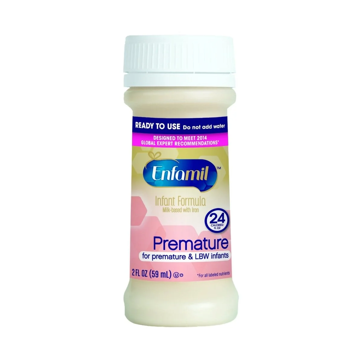 Enfamil Premature with Iron Ready to Use Infant Formula, 2 oz. Nursette Bottle