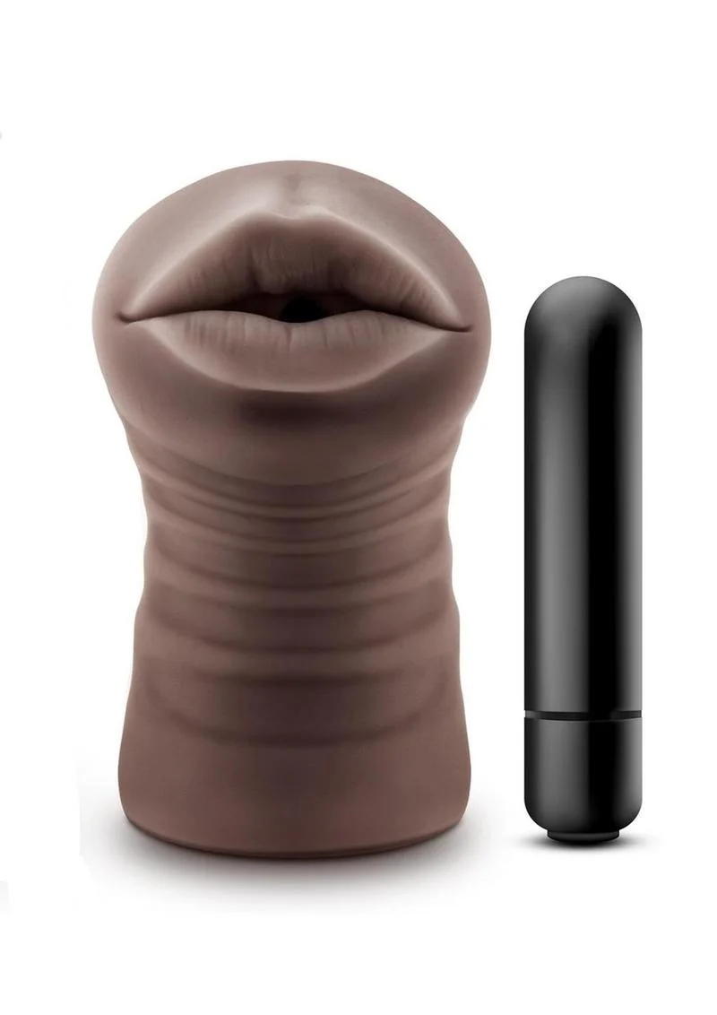 Enlust Kristal Dual End Vibrating Stroker - Mouth