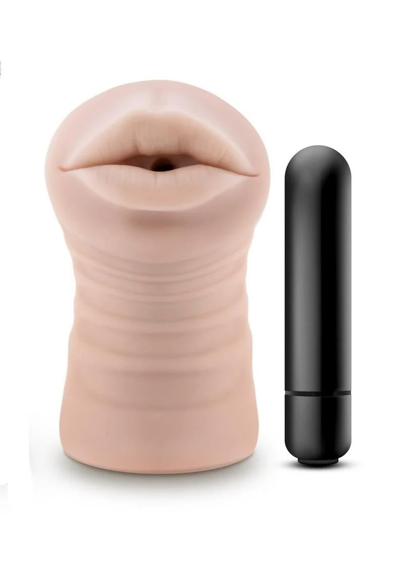 Enlust Nicole Dual End Vibrating Stroker - Mouth