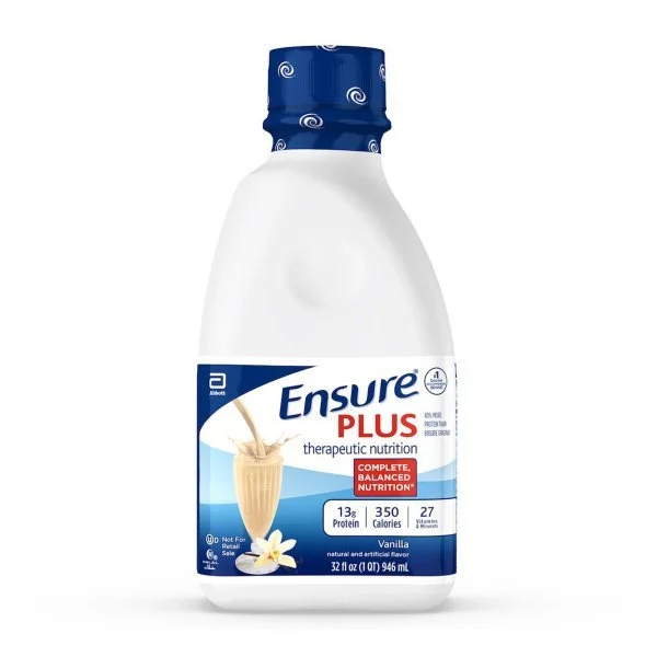 Ensure Plus Vanilla Therapeutic Nutritional Shake 32 oz. Bottle