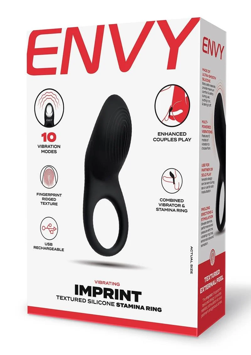 Envy Imprint Textured Stamina Ring