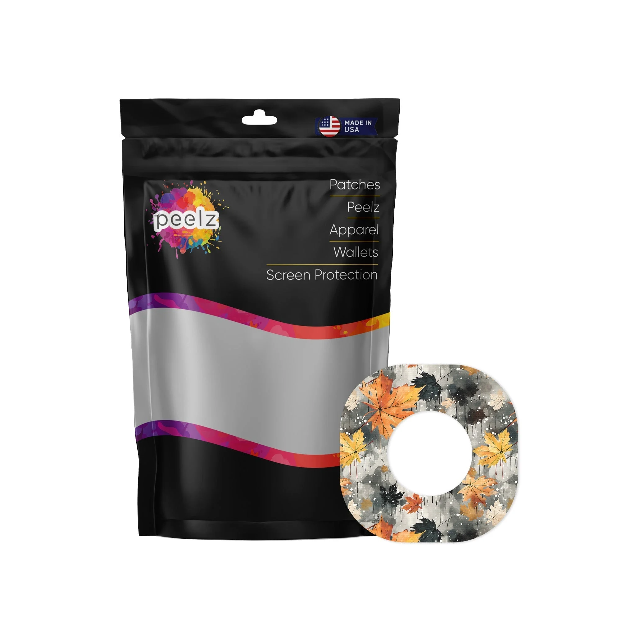 Fall Camo Dexcom G7 and Stelo Patch Tape - Pump Peelz
