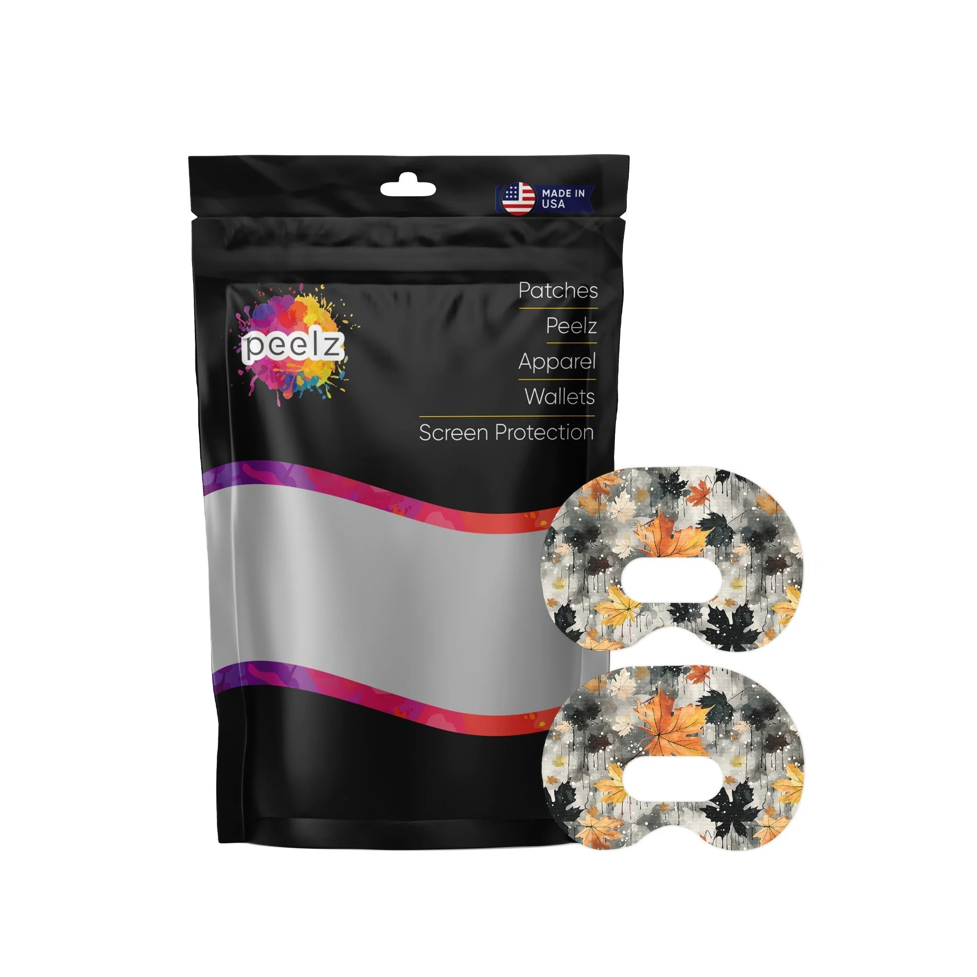 Fall Camo Medtronic Guardian Connect Patch Tape - Pump Peelz
