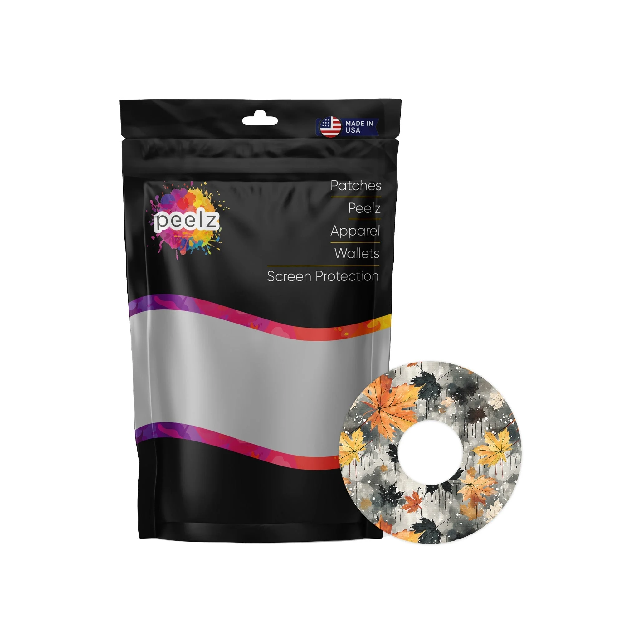 Fall Camo Patch Tape Designed for the FreeStyle Libre 3 Plus & Lingo