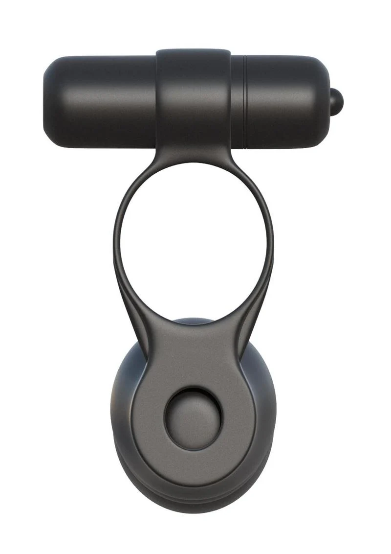Fantasy C-Ringz Posable Partner Double Penetrator Cock Ring with Bullet
