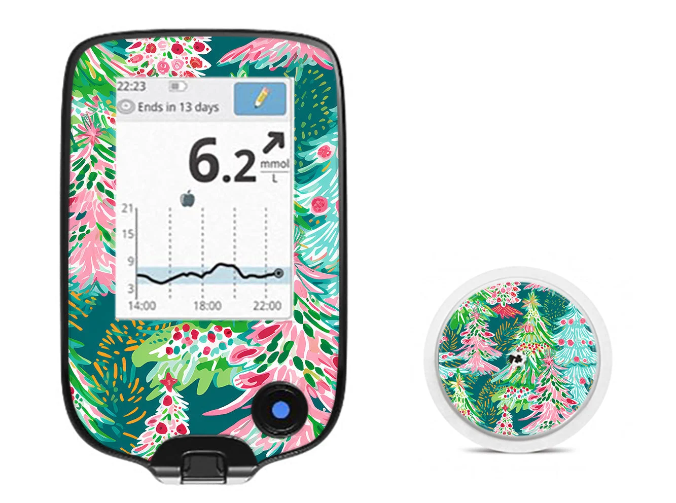 Festive Forest Freestyle Libre 2 Sticker - Pump Peelz