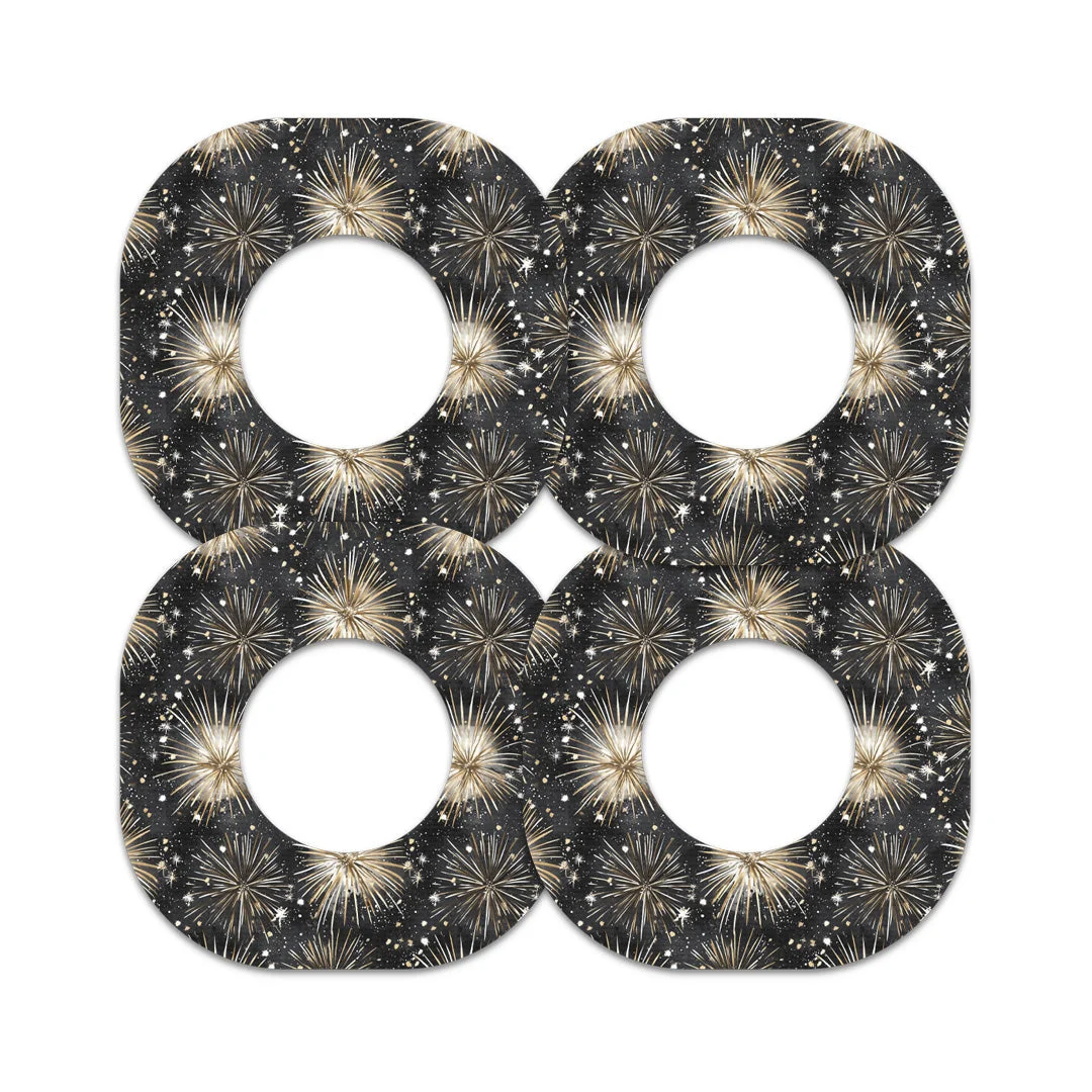 Fireworks Dexcom G7 and Stelo Patch Tape - Pump Peelz