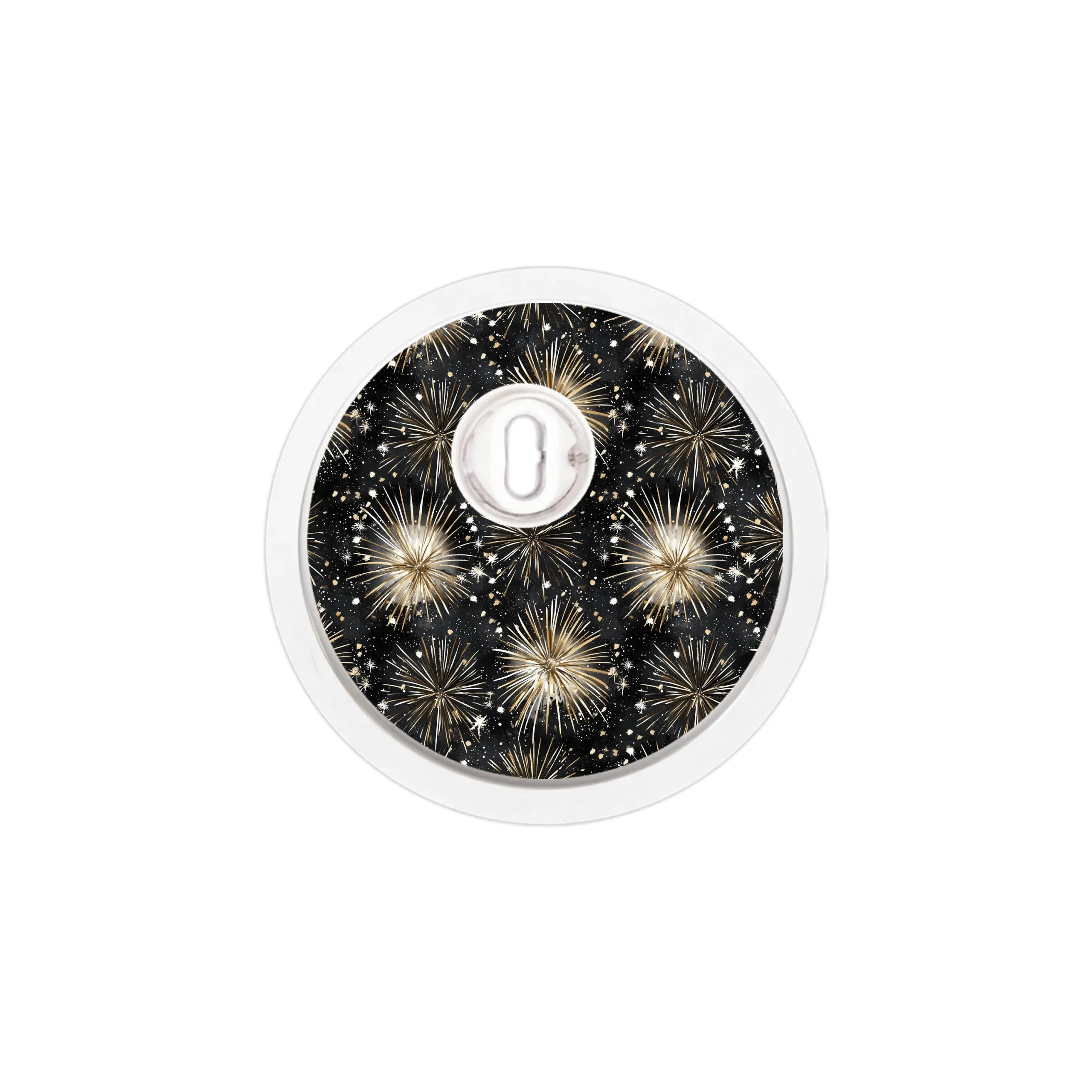 Fireworks Sticker Designed for the FreeStyle Libre 3 Plus & LingoSensor