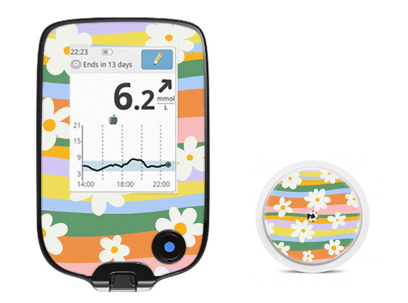 Floral Swirls Freestyle Libre 2