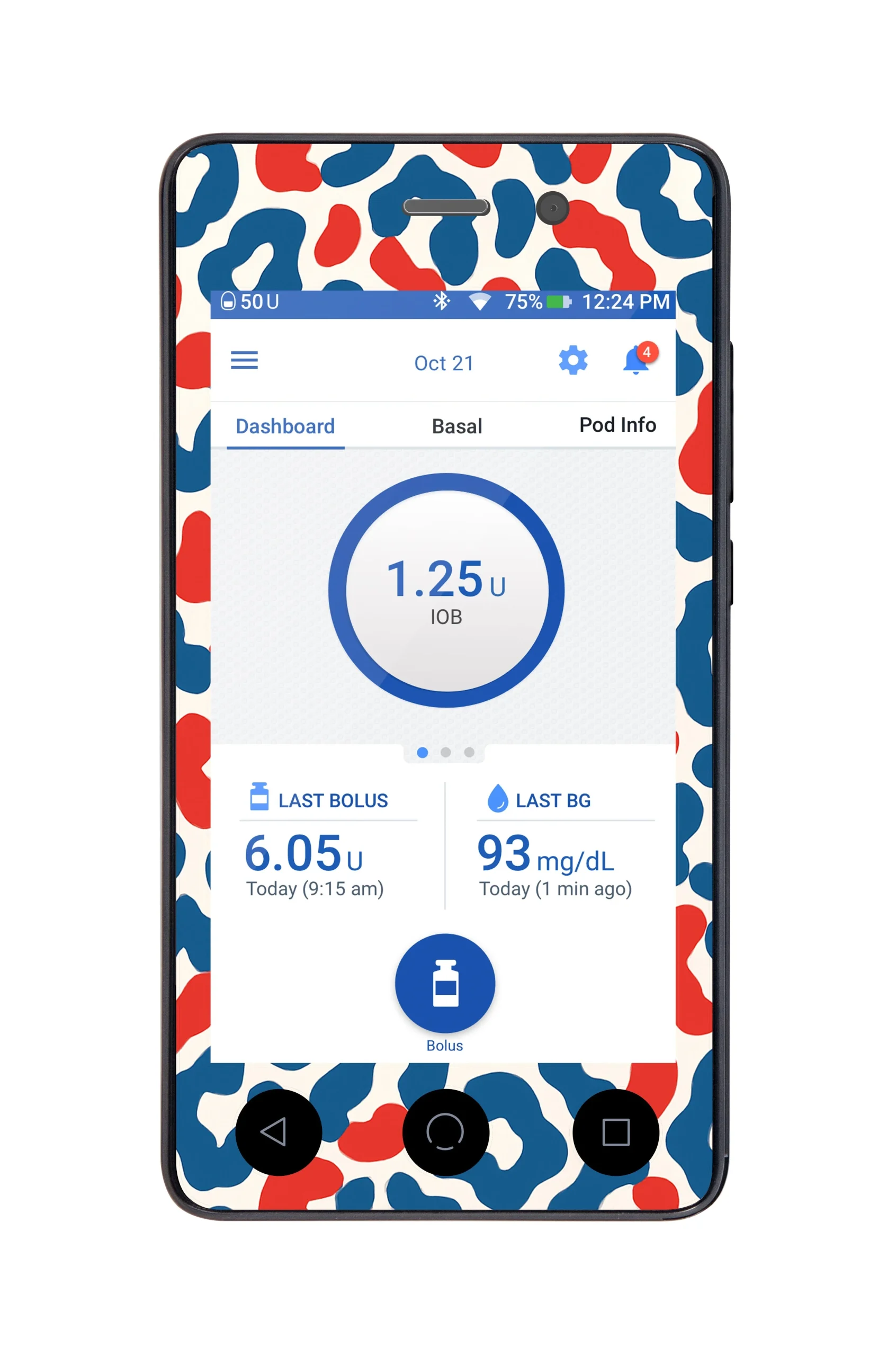 Freedom Fur Sticker for Omnipod DASH PDM – Pump Peelz