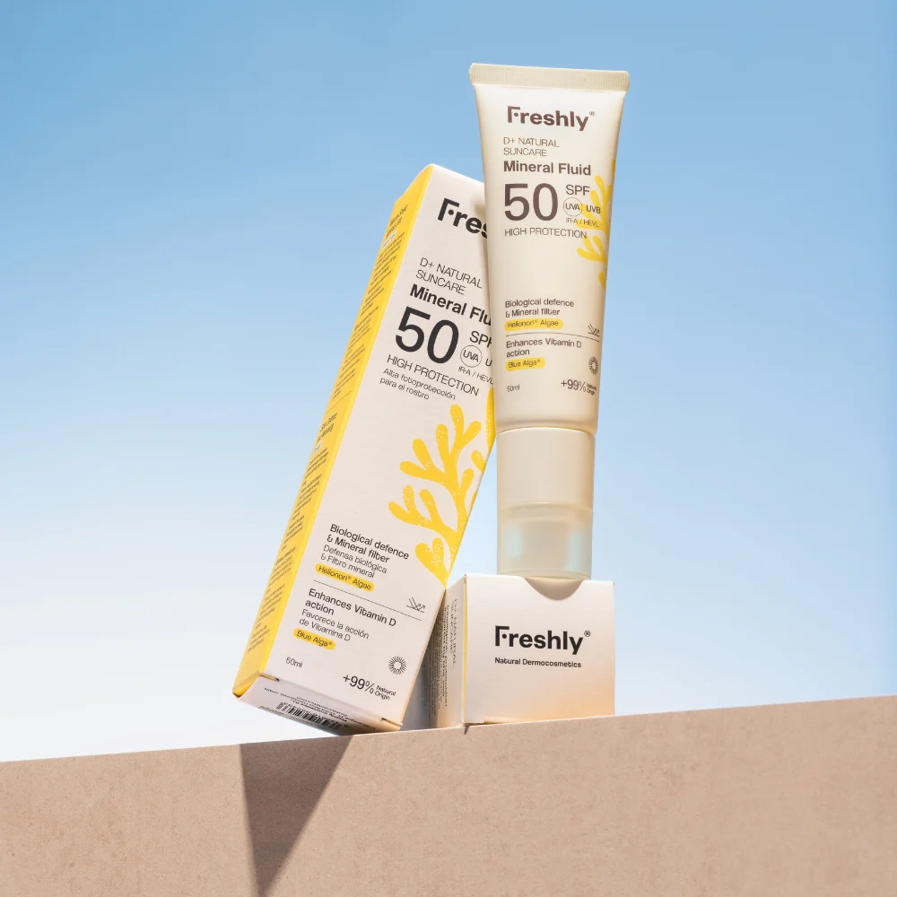 Freshly D+ Natural Suncare Face Mineral Fluid SPF50