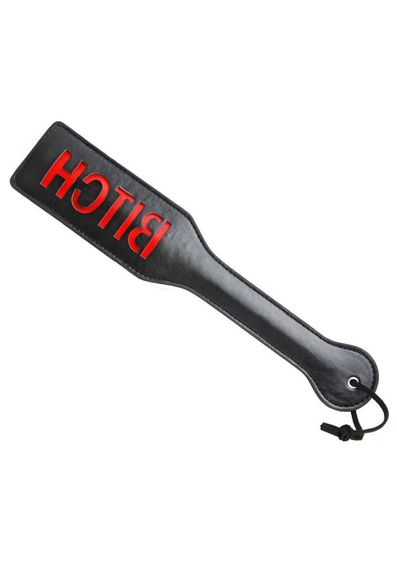 Frisky Imprint Spanking Paddle- Bitch