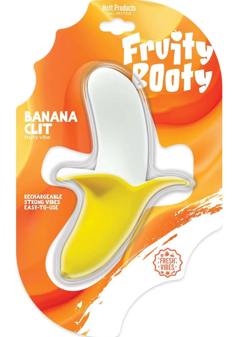 Fruity Booty Banana Clit Rechargeable Silicone Stimulator Vibrator
