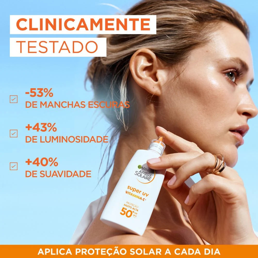 Garnier Ambre Solaire Super UV Vitamin C SPF50+ Invisible Finish
