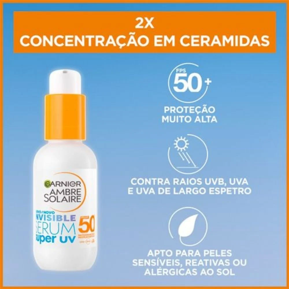 Garnier Invisible Super UV Serum SPF50+
