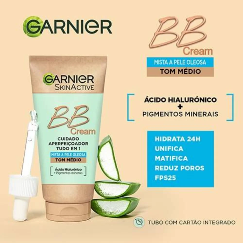 Garnier Skin Active Mixed to Oily Skin Matifying BB Cream SPF25