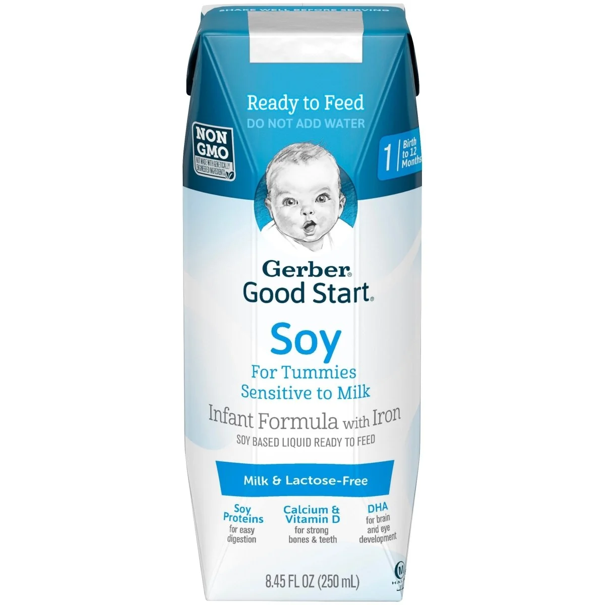 Gerber Good Start Soy Ready to Use Infant Formula, 8.45 oz. Carton