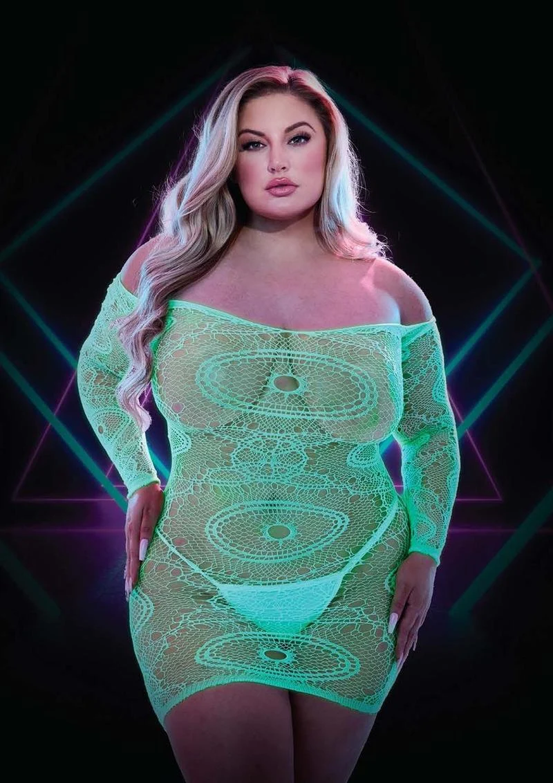 Glow In The Dark Mini Dress