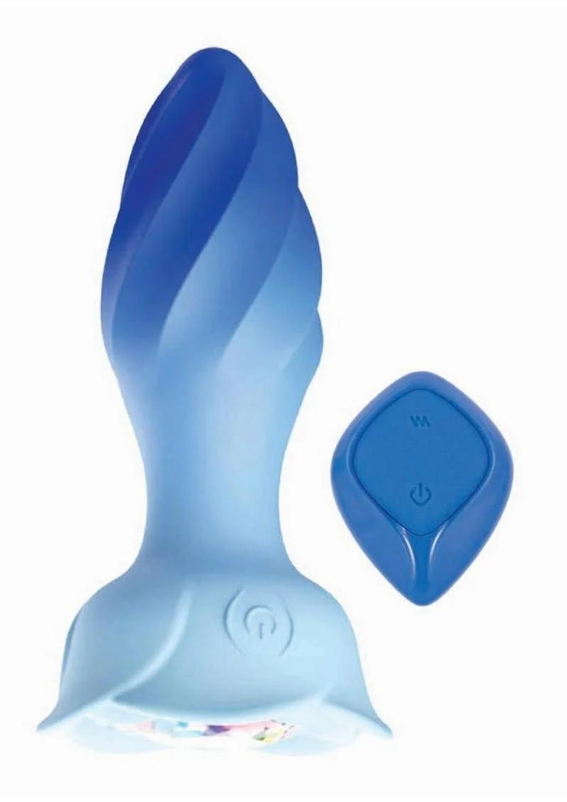 Goddess Remote Control Rotating Jewel Rechargeable Silicone Plug