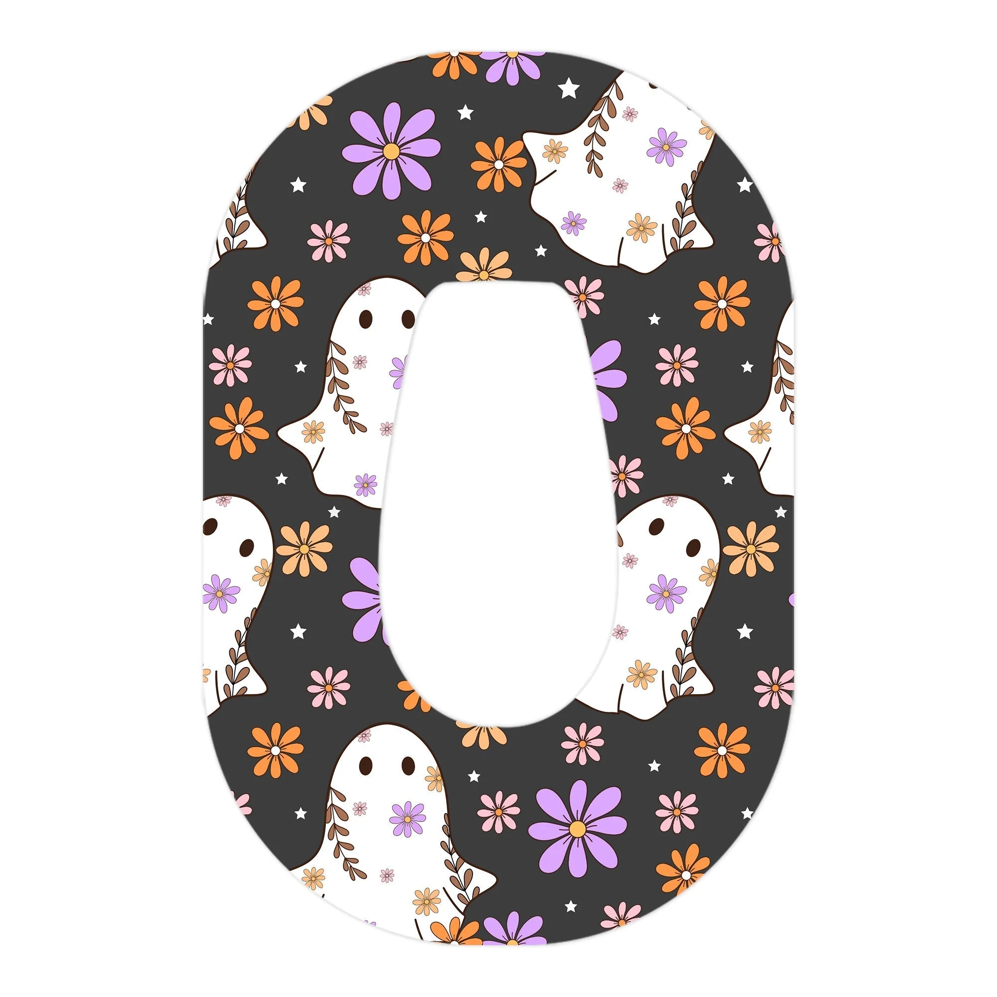 Groovy Ghosts Dexcom G6 Patch Tape - Pump Peelz