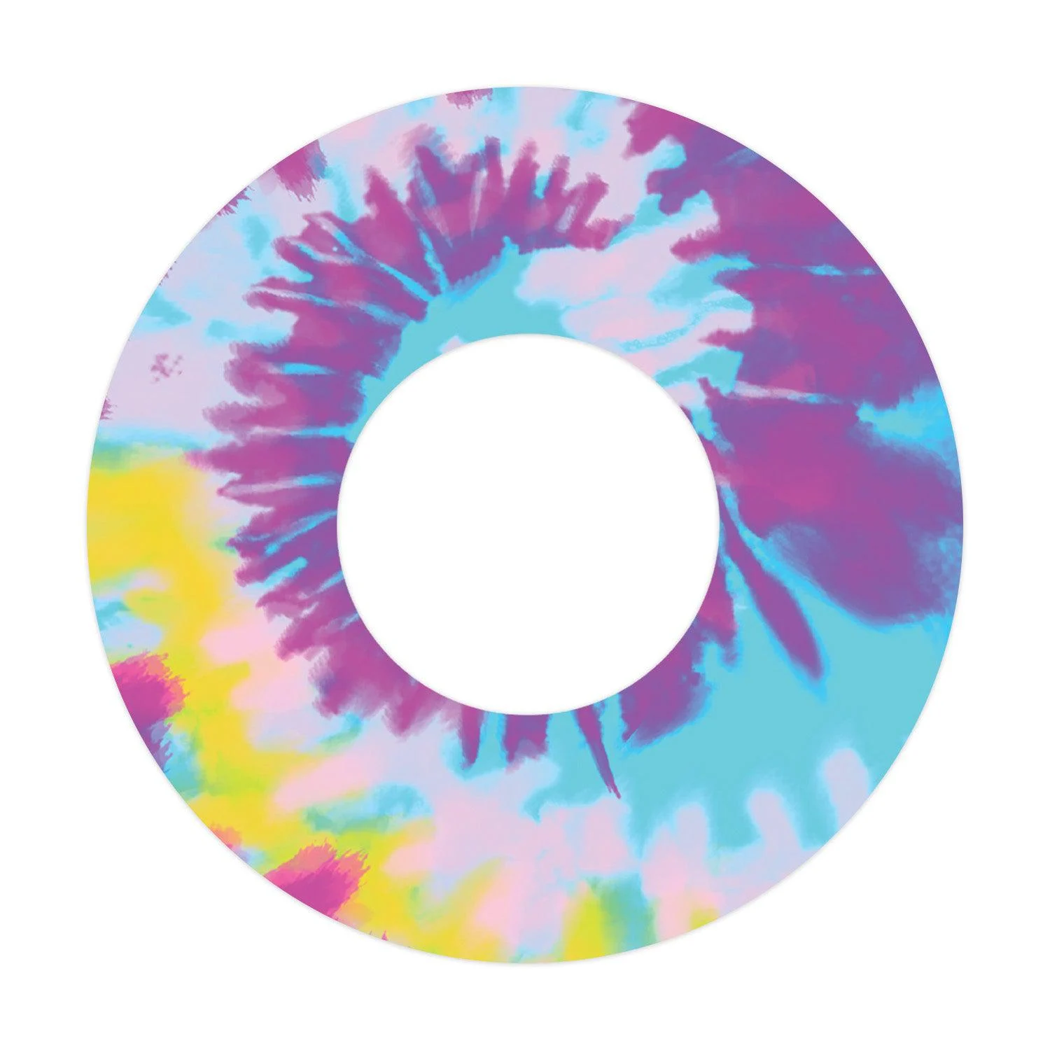 Groovy Tie-Dye PatchTape Designed for the FreeStyle Libre 2
