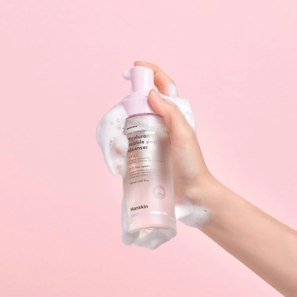 Hanskin Real Complexion Hyalurion Bubble Pop Cleanser 5 in 1