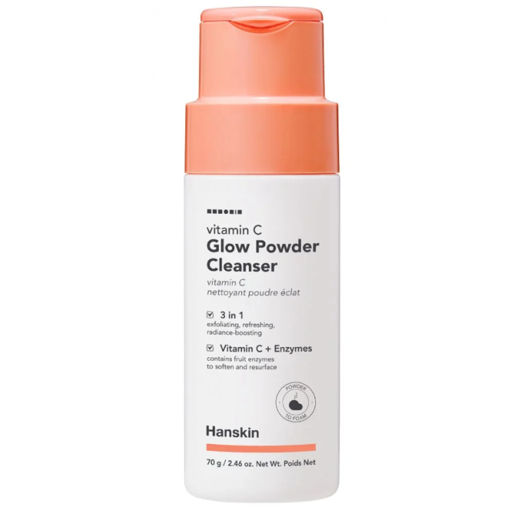 Hanskin Vitamin C Glow Powder Cleanser Radiance-Boosting