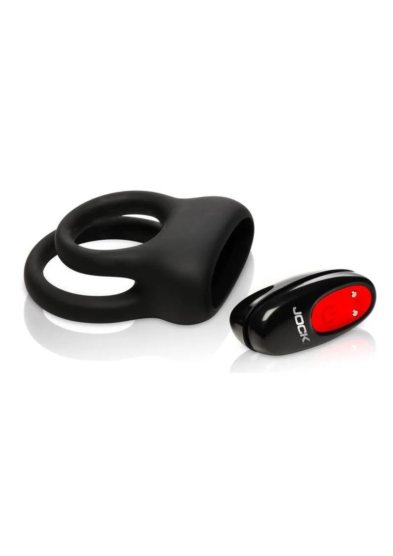 Hard-On Vibrating Rechargeable Silicone Double Cock Ring