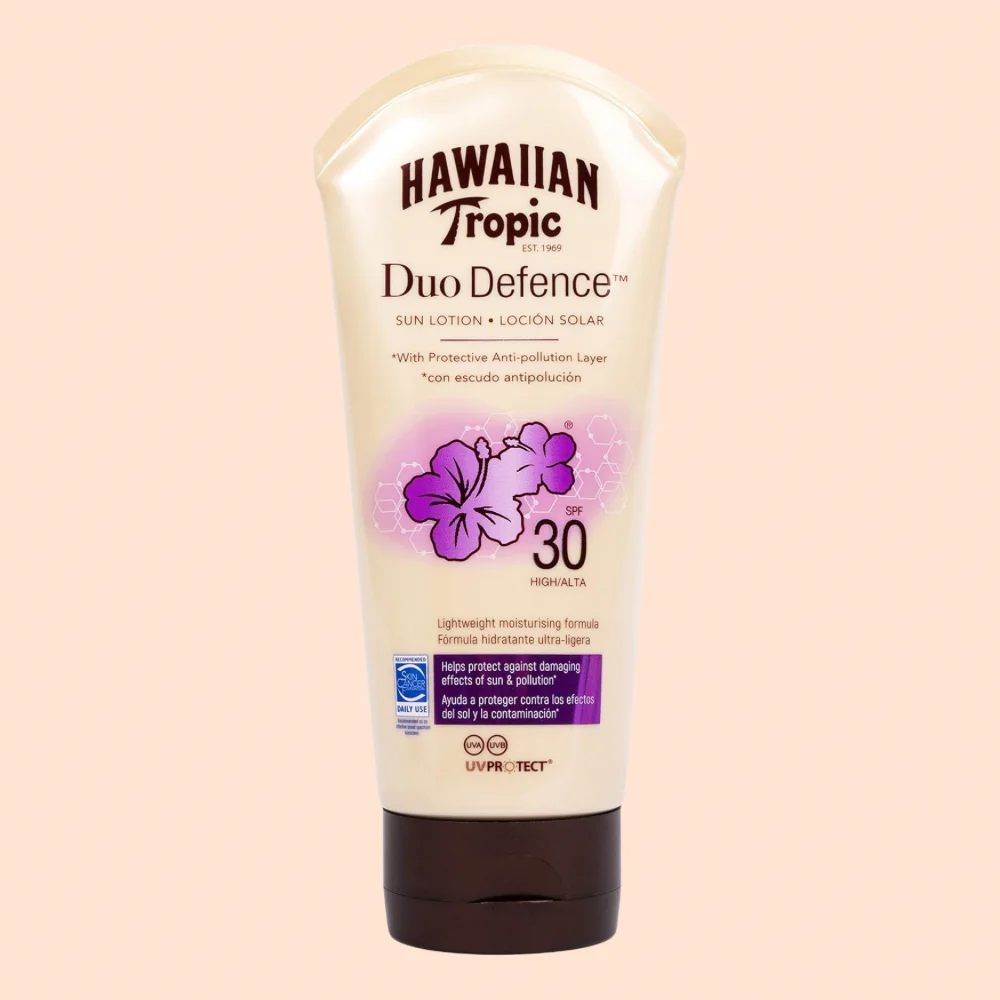 Hawaiian Tropic Duo Defence Sun Lotion SPF30
