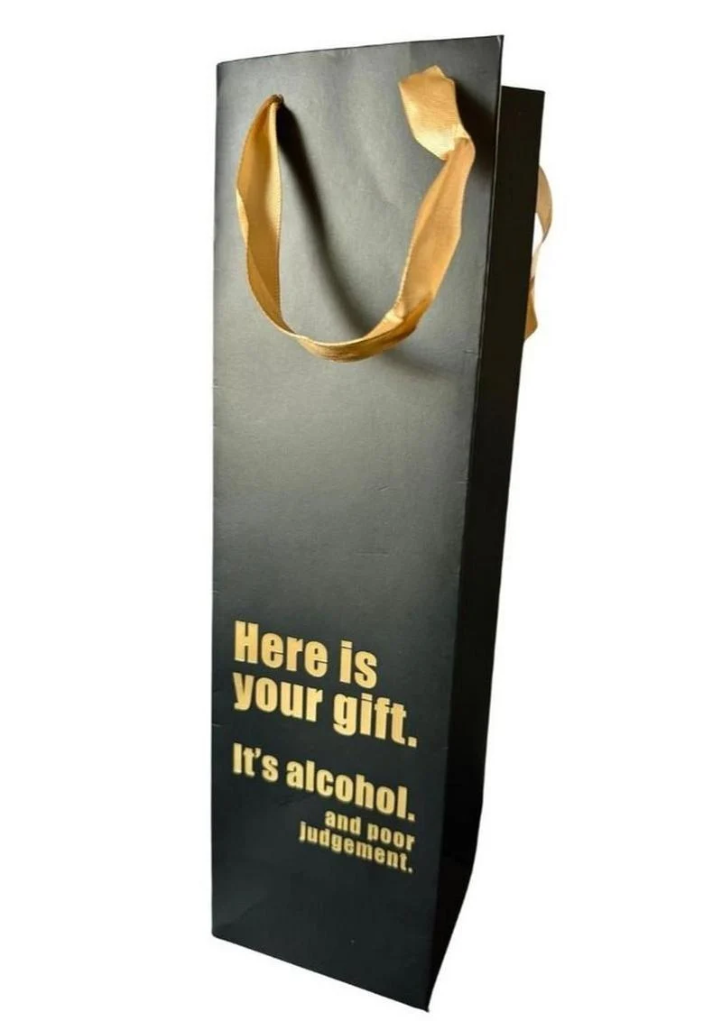 Here's Your Gift. It's Alcohol and Poor Judgement