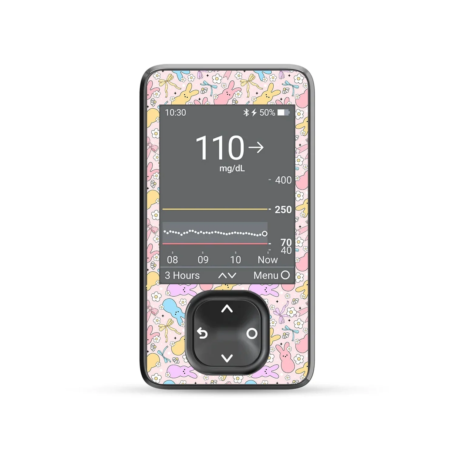 Hoppy Spring Dexcom G7 Touchscreen Receiver Sticker - Pump Peelz