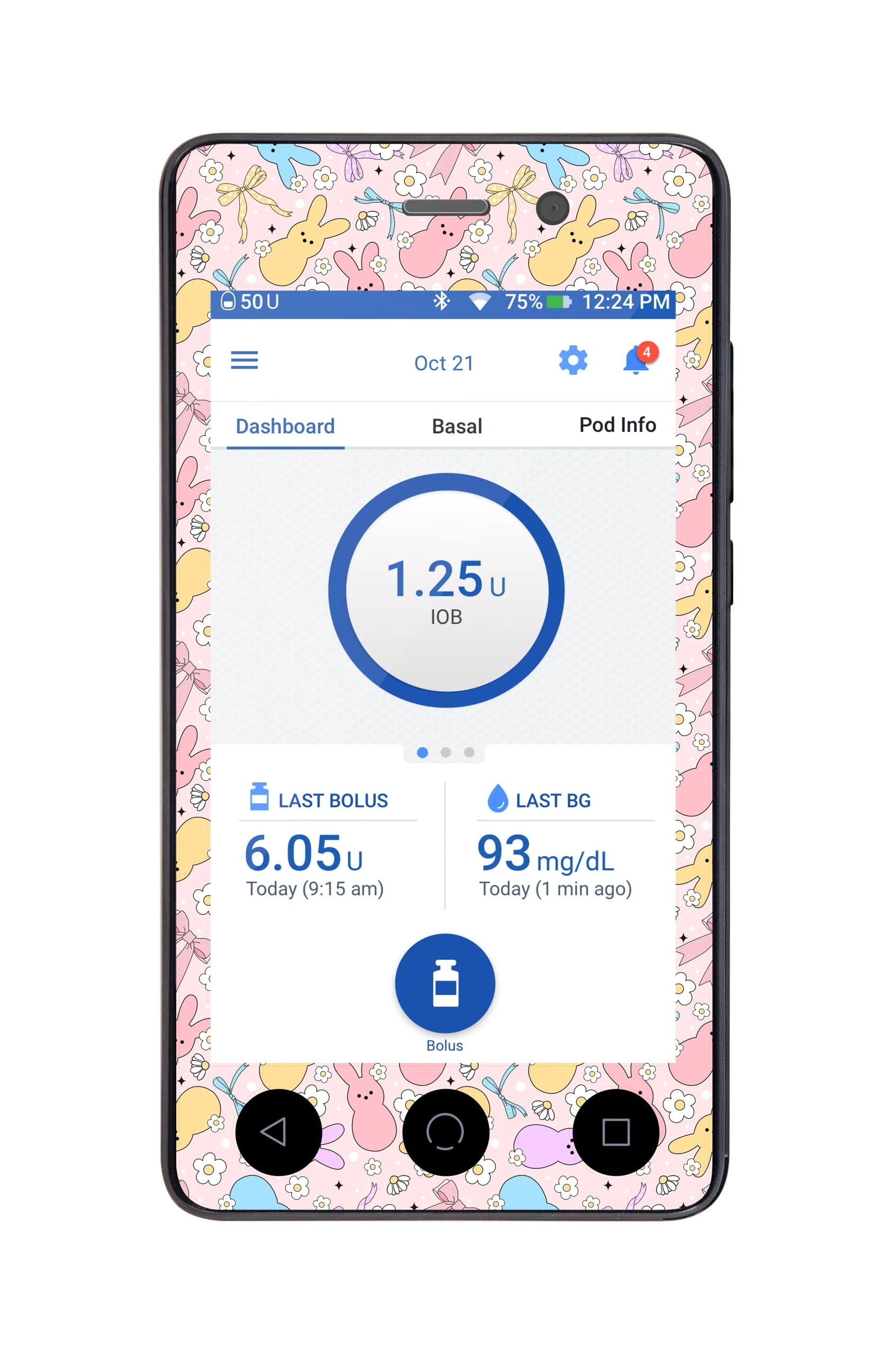 Hoppy Spring Sticker for Omnipod DASHPDM – Pump Peelz