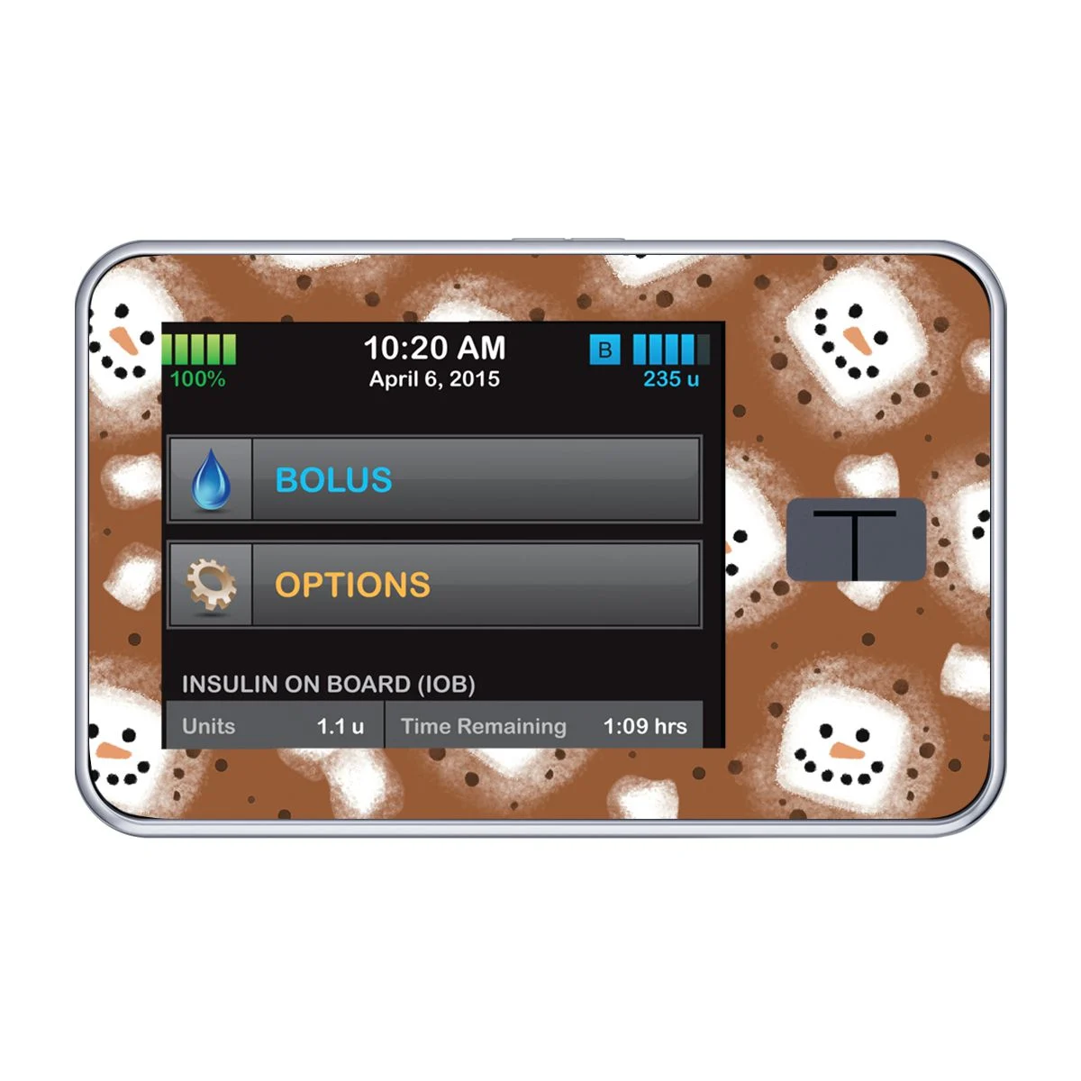 Hot Cocoa Sticker for Tandem t:slim