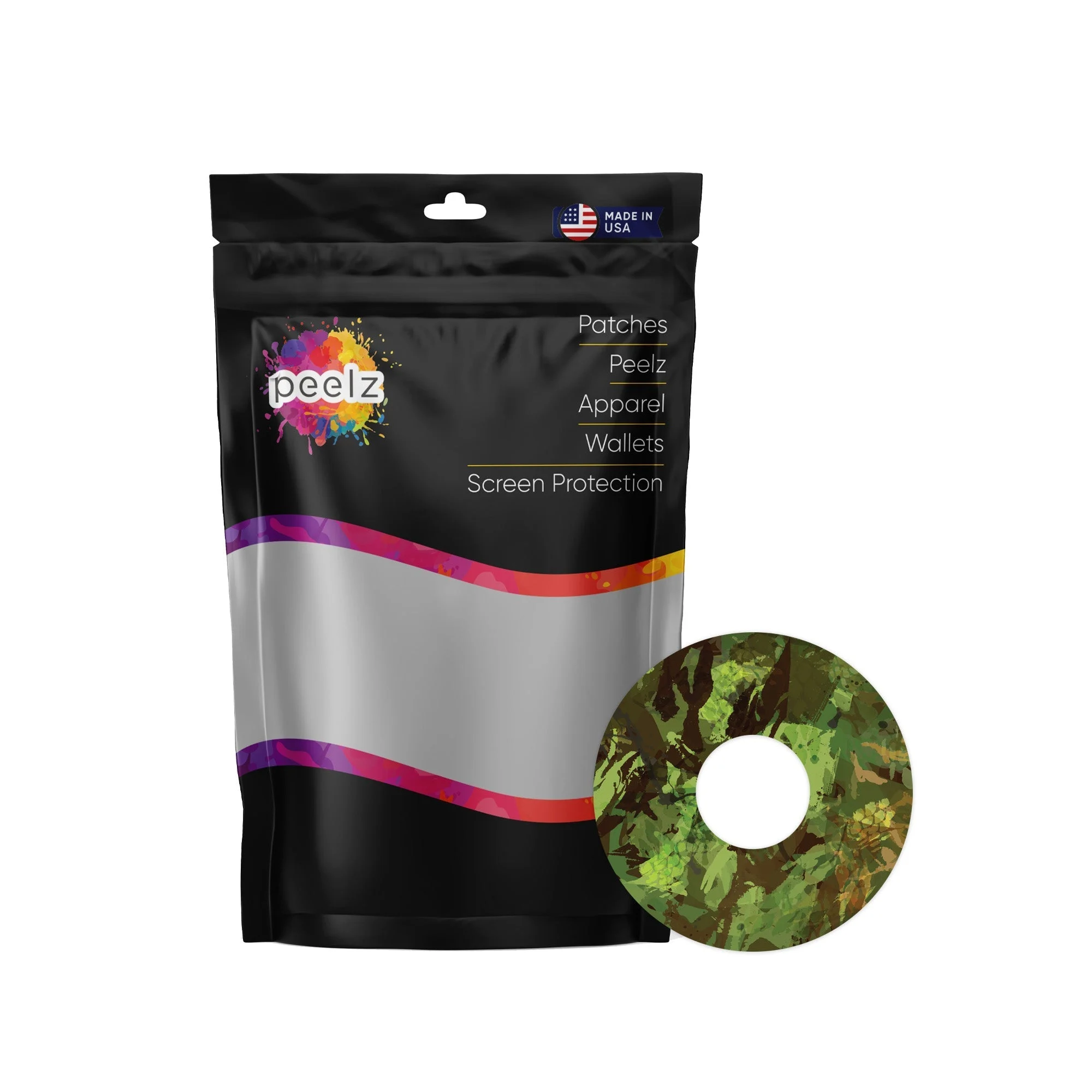 Hunting Camo Patch Tape Designed for the FreeStyle Libre 3 Plus & Lingo