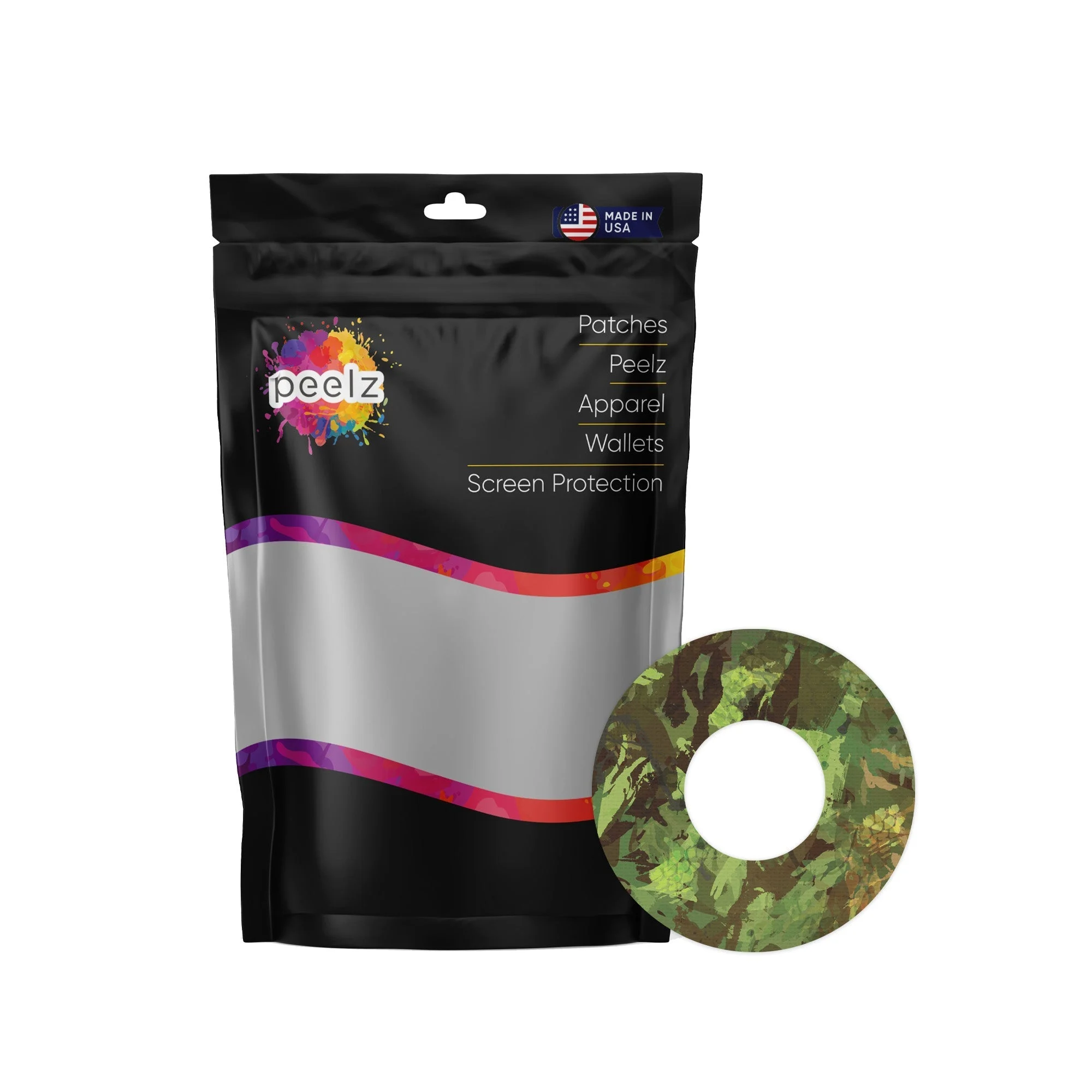 Hunting Camo PatchTape Designed for the FreeStyle Libre 2