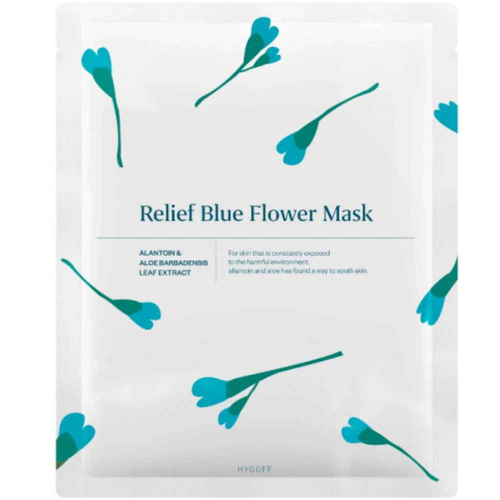Hyggee Relief Blue Flower Mask for All Skin Types